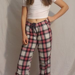 Plaid pajama pants